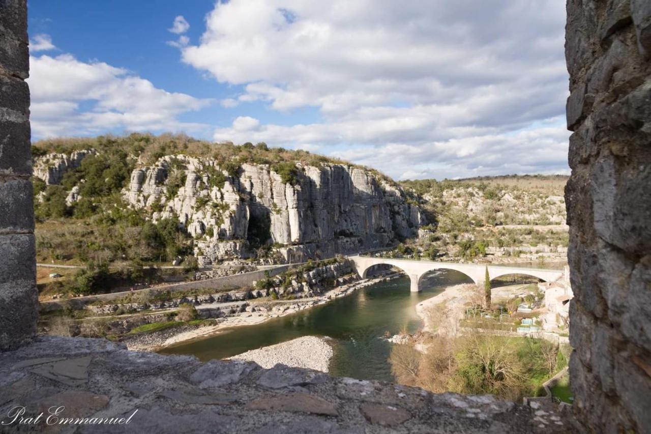 Magnifique Maison En Coeur De Balazuc, Proche Plages Ardeche Buitenkant foto
