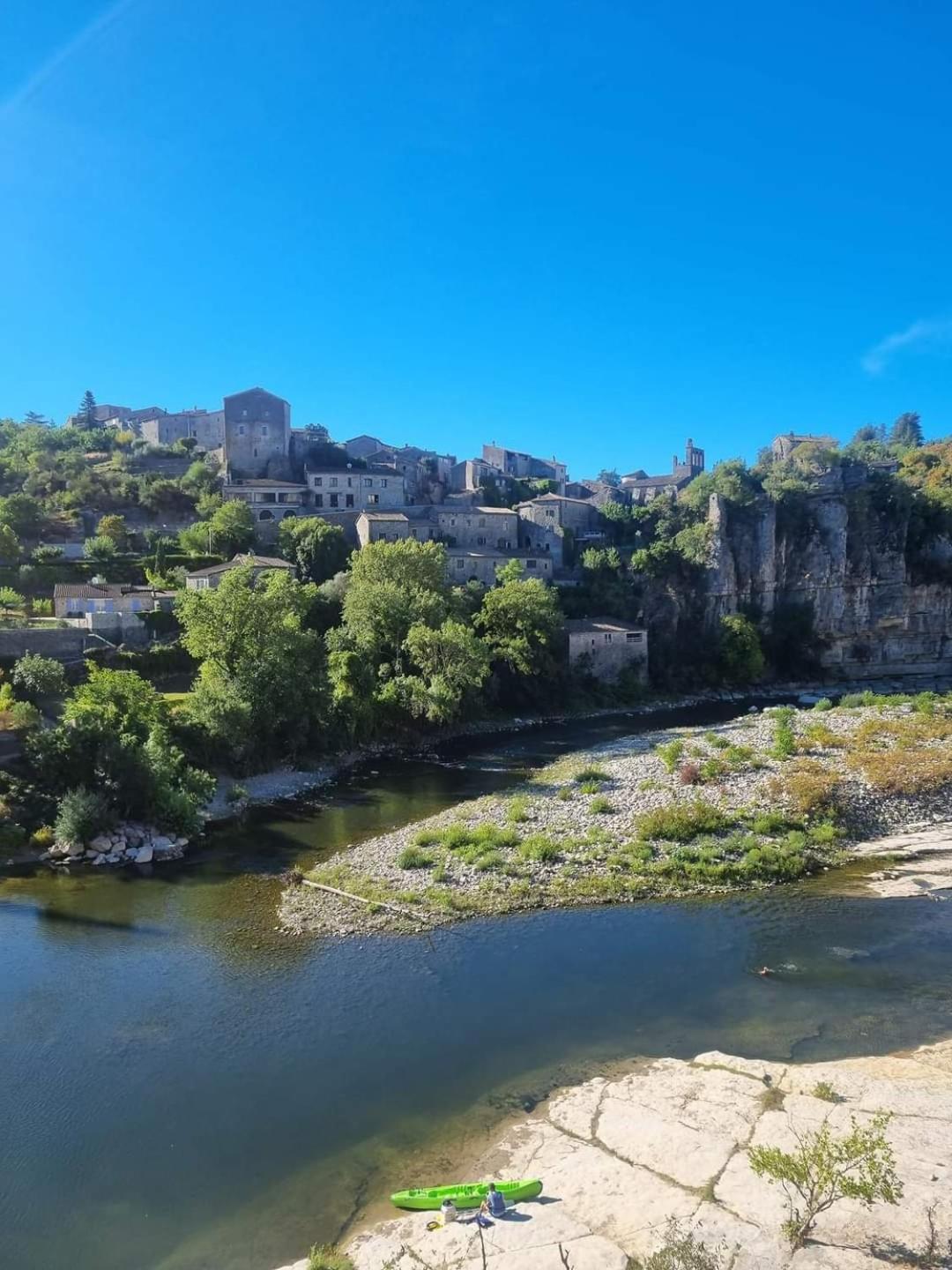 Magnifique Maison En Coeur De Balazuc, Proche Plages Ardeche Buitenkant foto